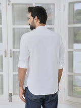 Off-White Deluxe Cotton Short Kurta