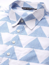 Men White Regular Pure Cotton Pathani Printed Men's Kurta With White Salwar
