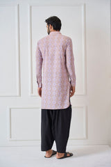 Men Beige Regular Pure Cotton Pathani Kurta