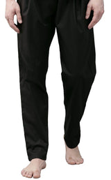 Men Black Salwar With Nada Pack Of 2 Solid Cotton Combo Pajama