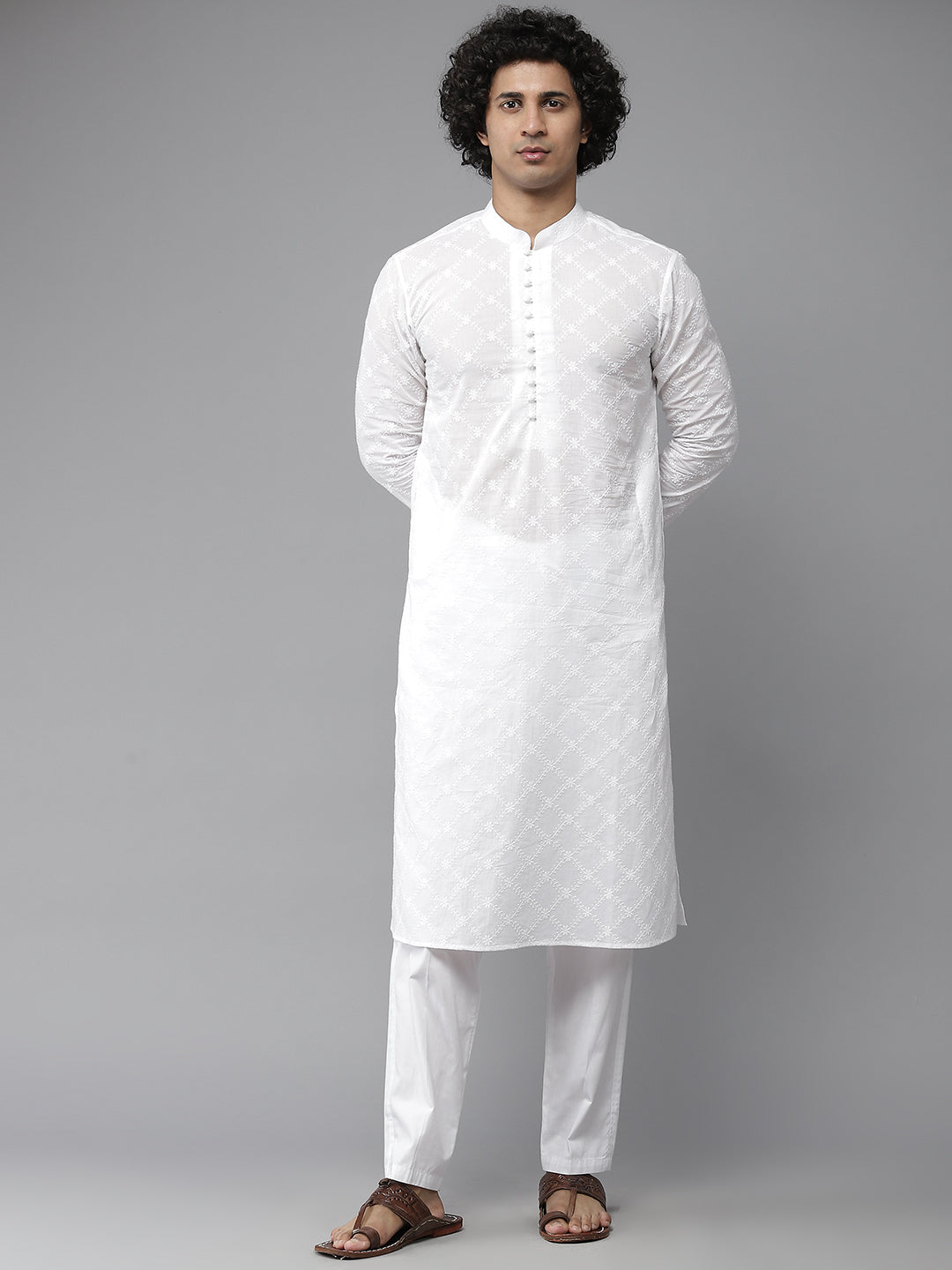 Embroidered Kurta Pajama 