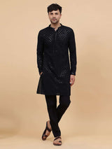 Embroidered Kurta Pajama for Men 