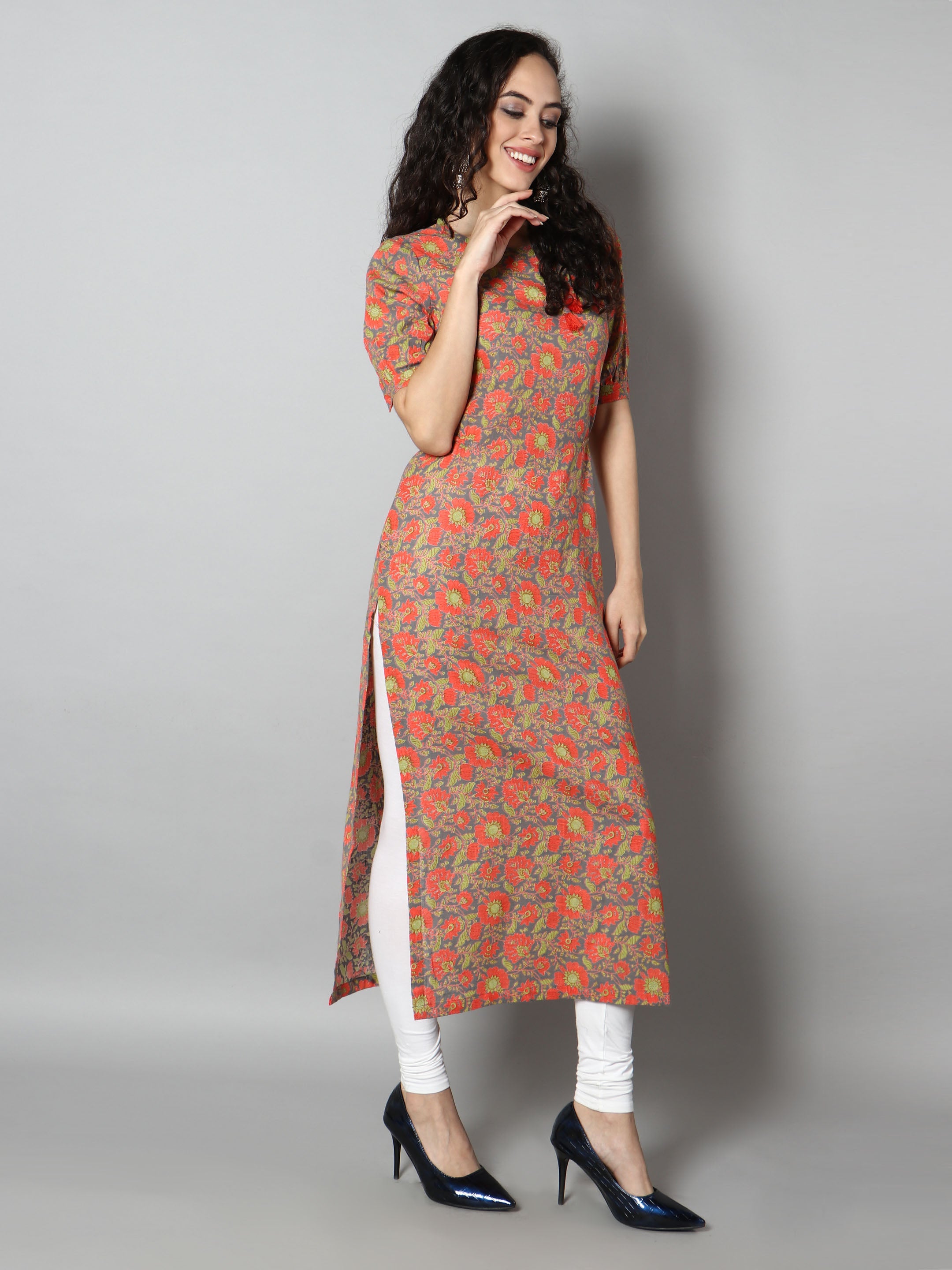 Women Multi Floral Print Kurti