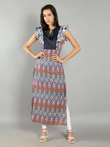 Women Multi Tribal Print Kurti