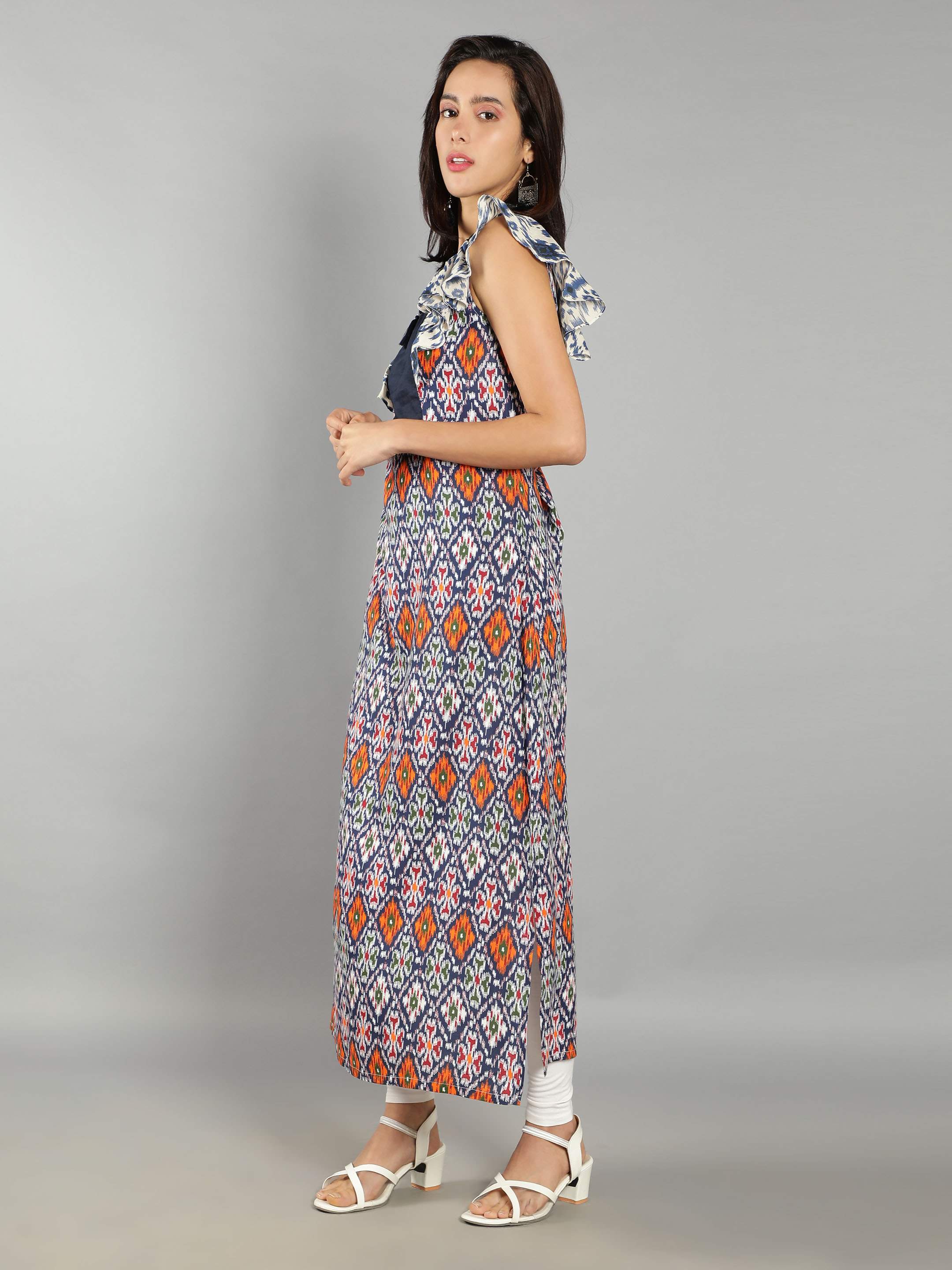 Women Multi Tribal Print Kurti