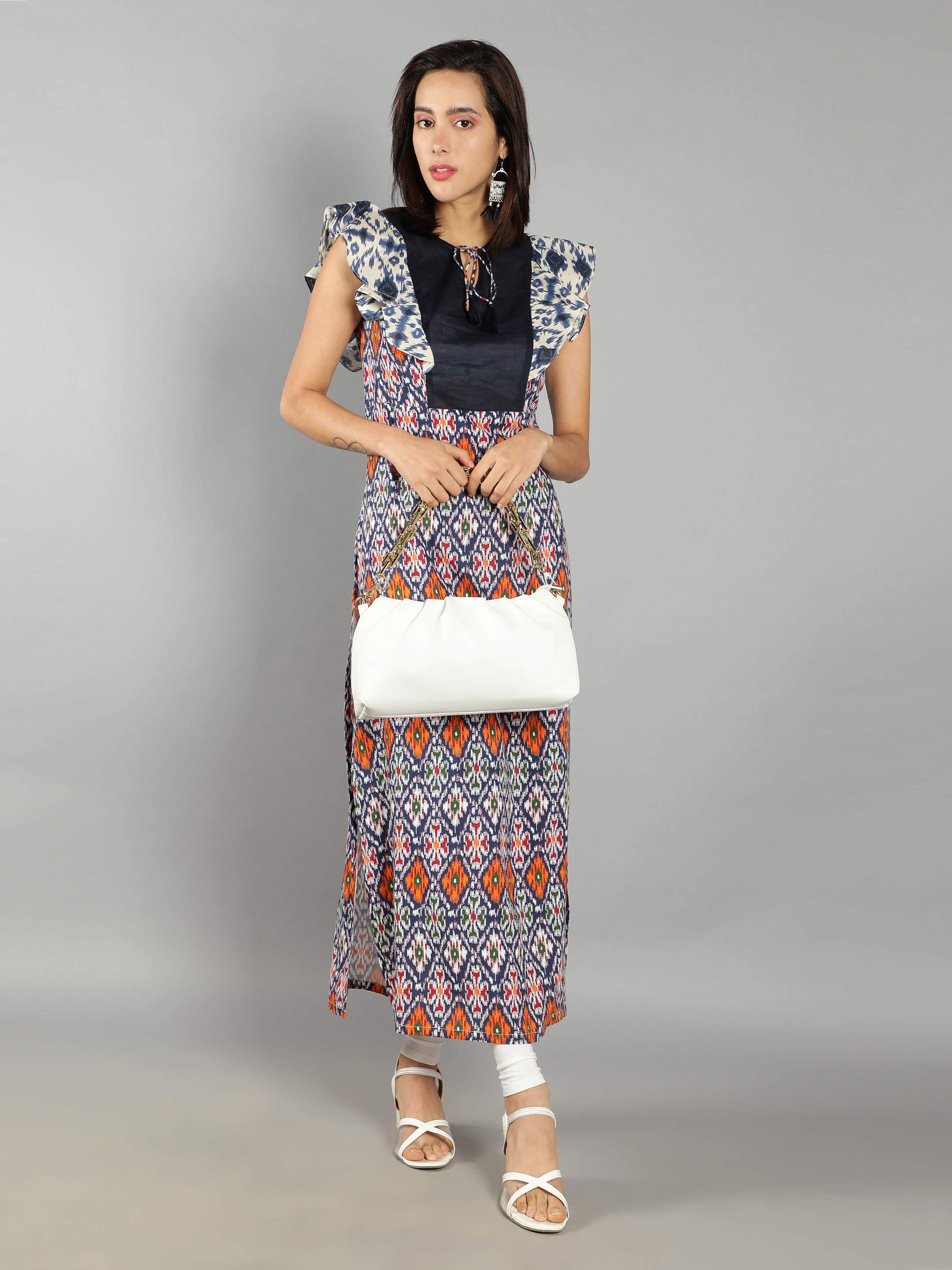 Women Multi Tribal Print Kurti