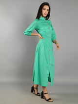 Women Mint Green A-Line Dress