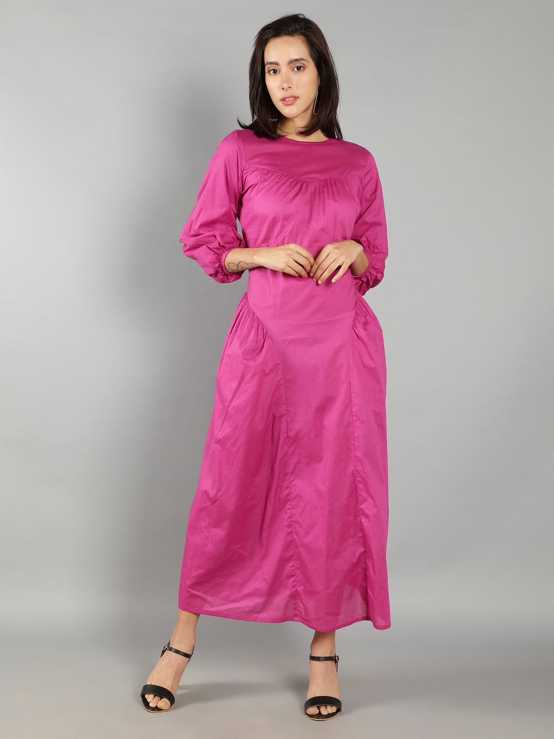 Women Purple A-Line Dress