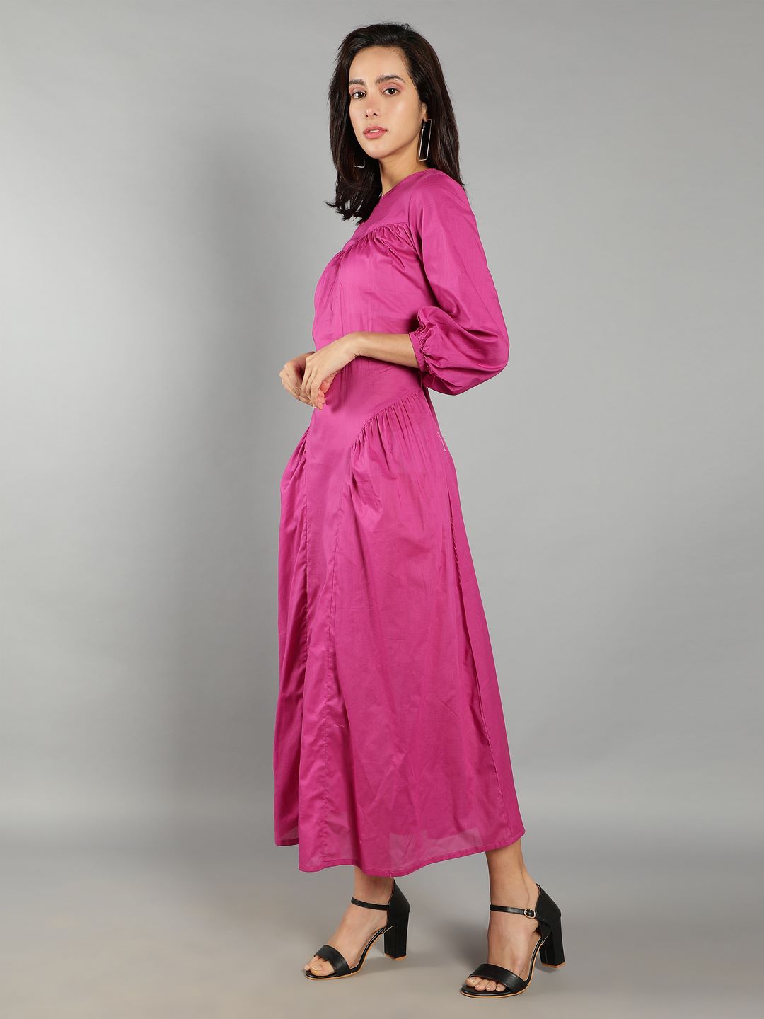 Women Purple A-Line Dress