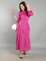 Women Purple A-Line Dress