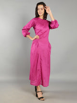 Women Purple A-Line Dress